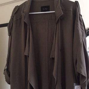 Jessica Simpson drape jacket Petunia